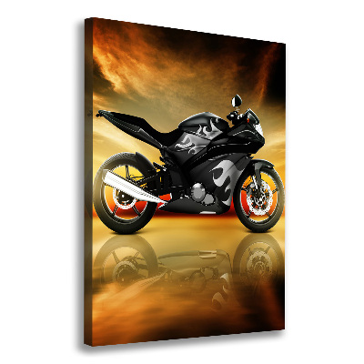 Canvas wall art Motorbike