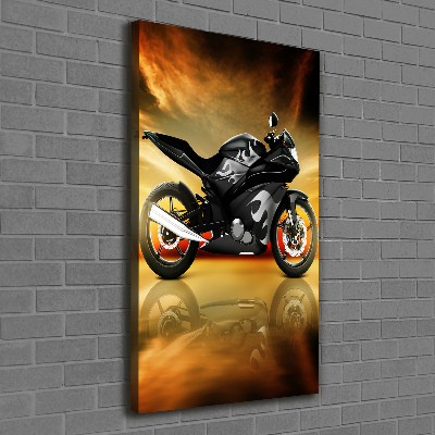 Canvas wall art Motorbike