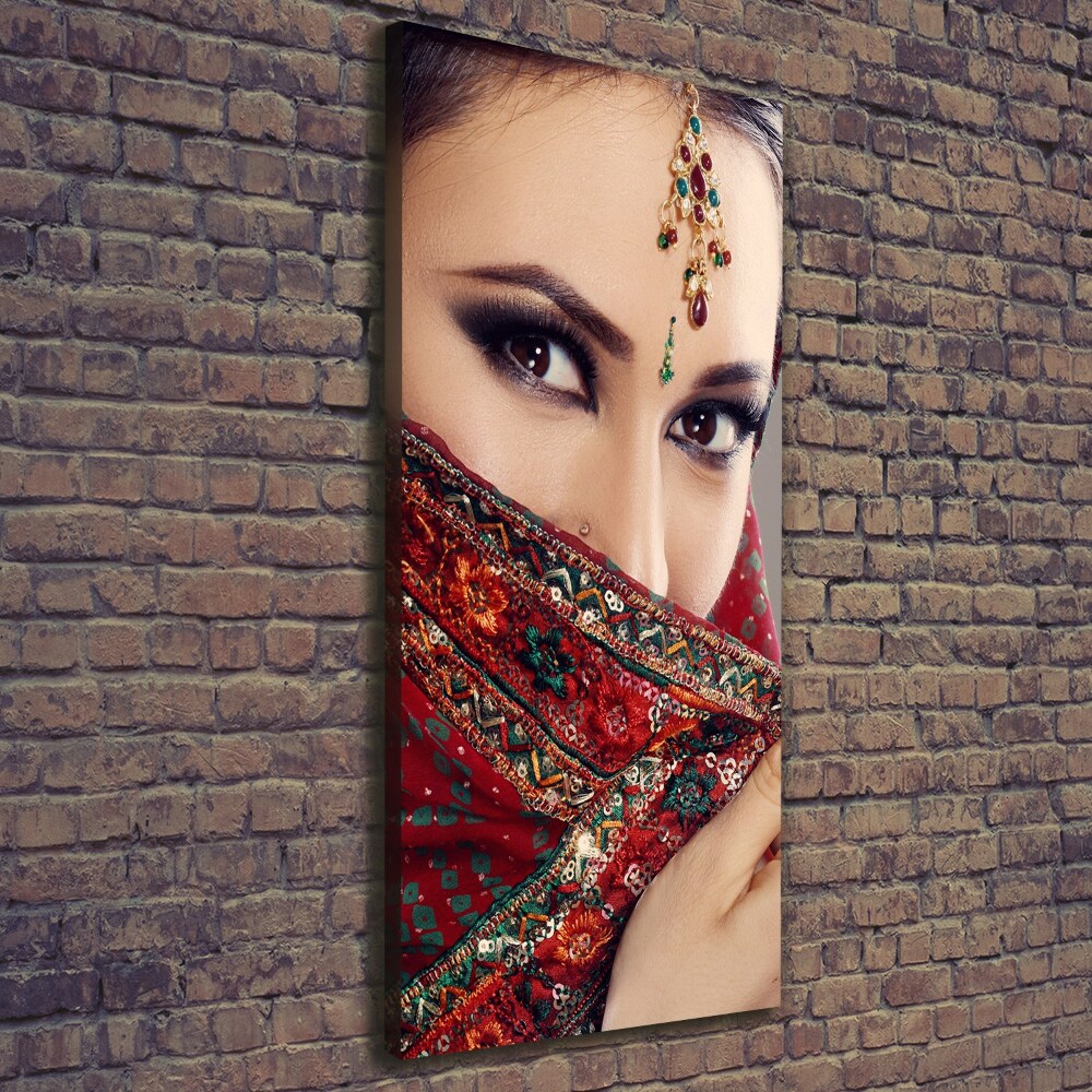 Canvas wall art Indian woman