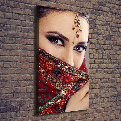 Canvas wall art Indian woman