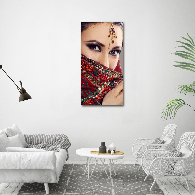 Canvas wall art Indian woman