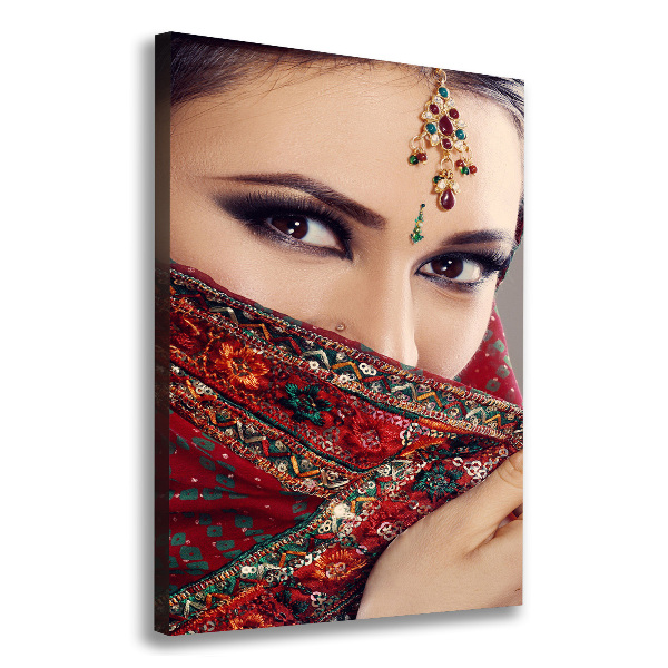 Canvas wall art Indian woman