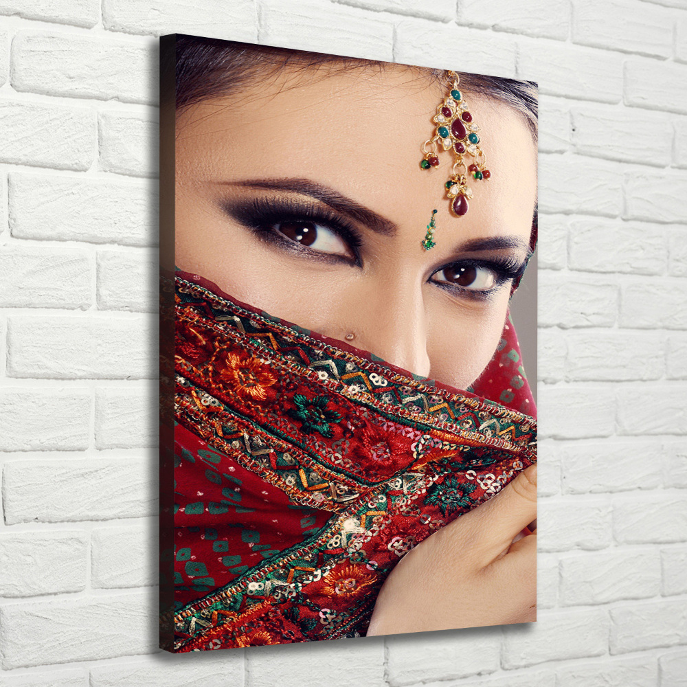 Canvas wall art Indian woman