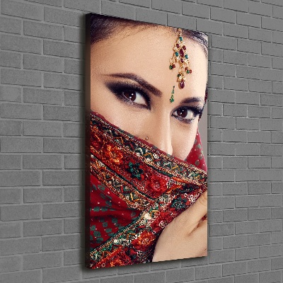 Canvas wall art Indian woman