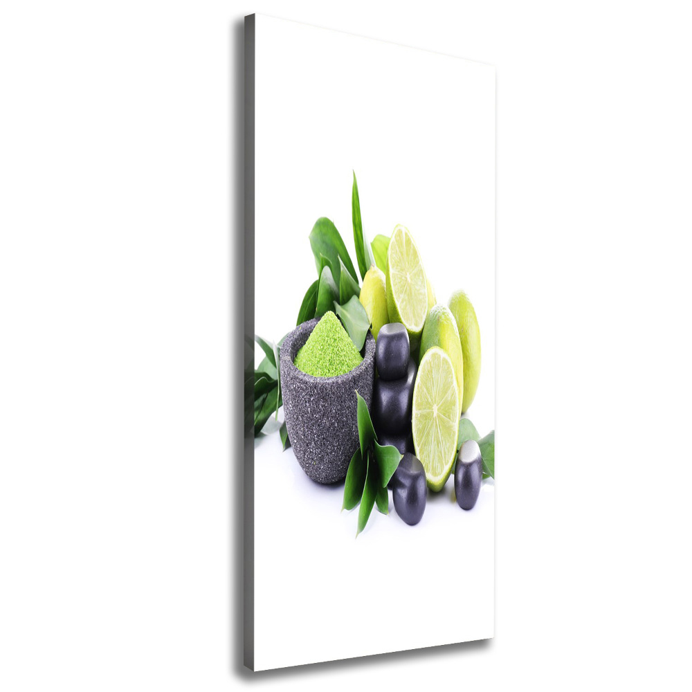 Wall art canvas large Citruses and stones