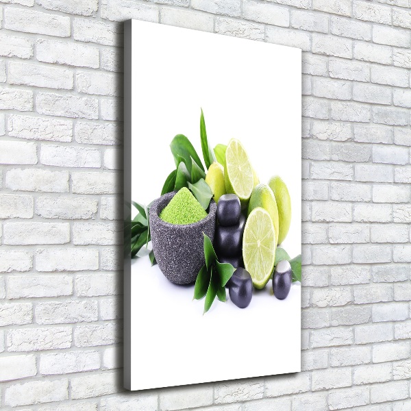 Wall art canvas large Citruses and stones