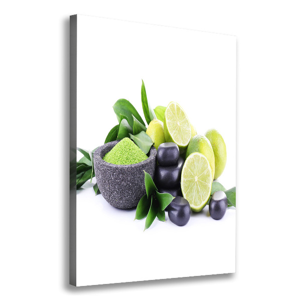 Wall art canvas large Citruses and stones