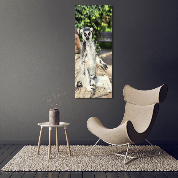 Canvas wall art Lemur