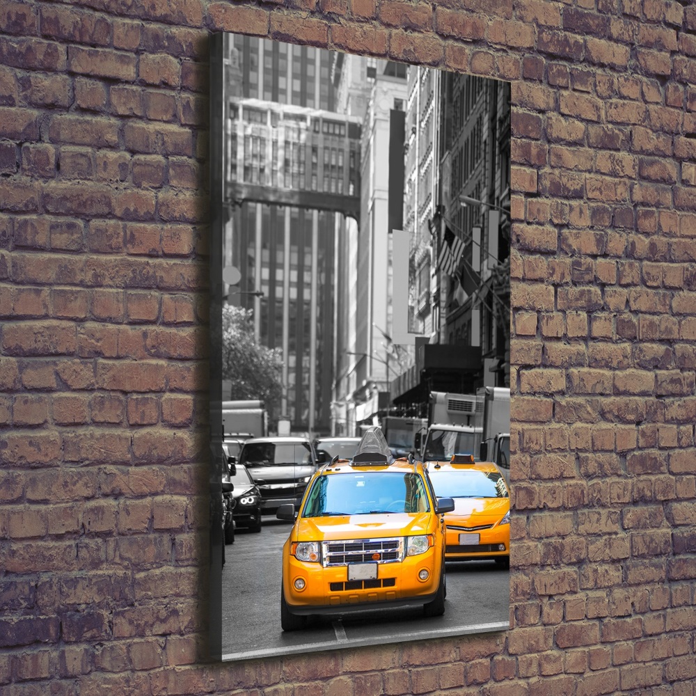 Canvas print New York taxis