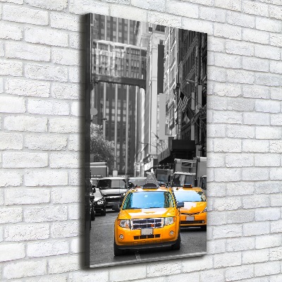 Canvas print New York taxis