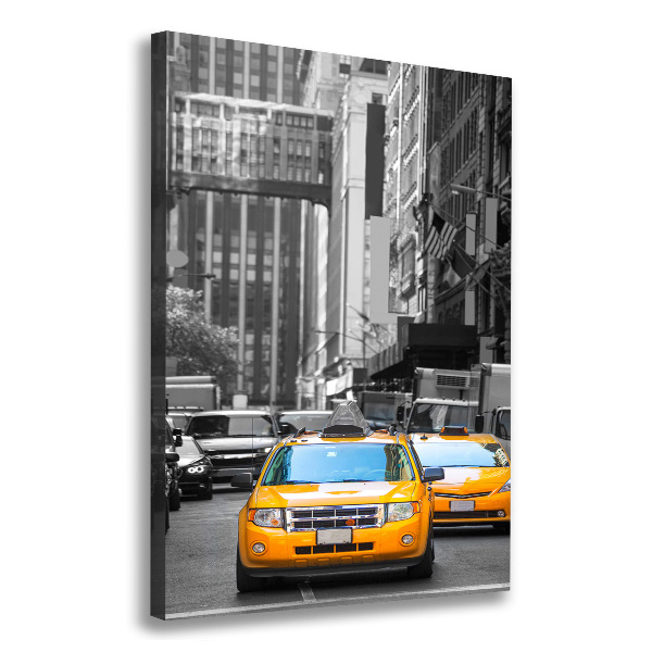 Canvas print New York taxis