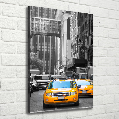 Canvas print New York taxis