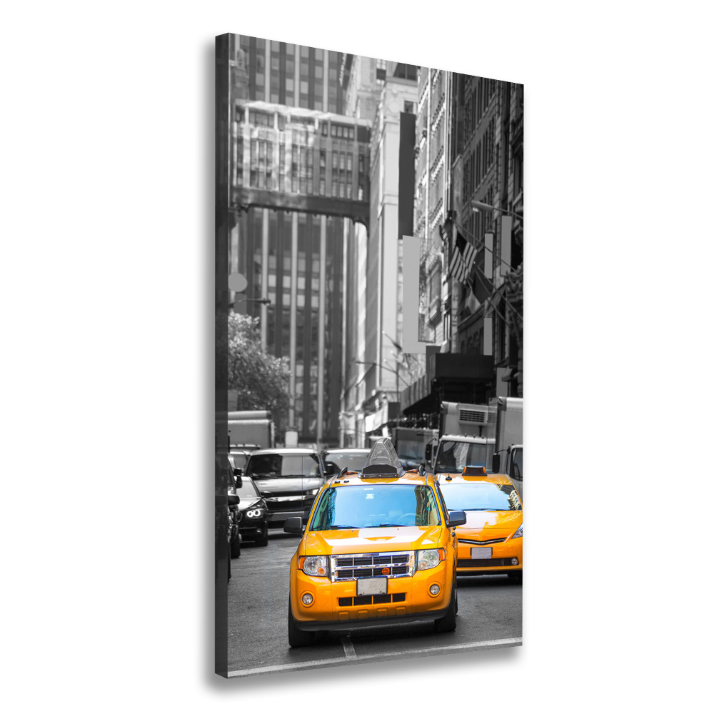 Canvas print New York taxis