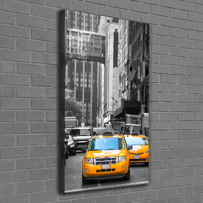 Canvas print New York taxis