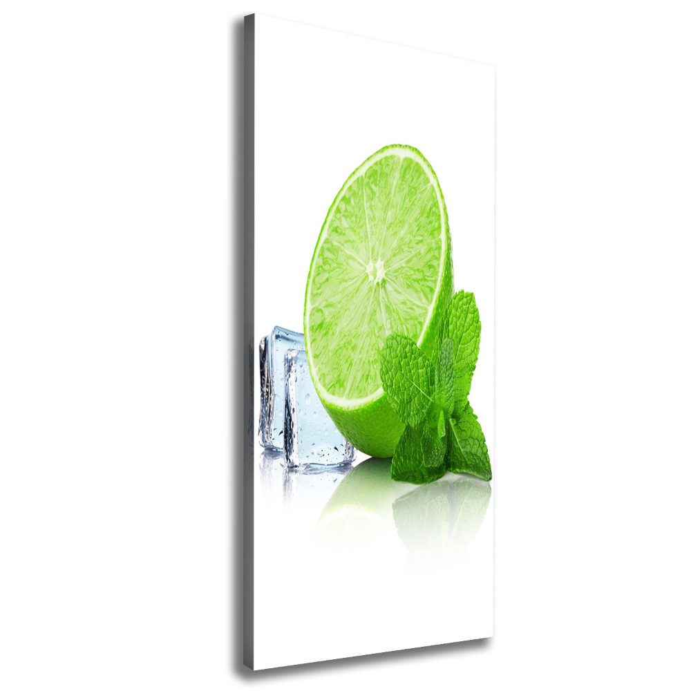 Canvas wall art Lime and ice