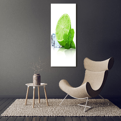 Canvas wall art Lime and ice