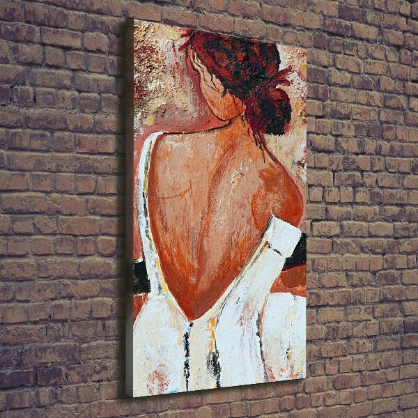 Picture canvas print Woman