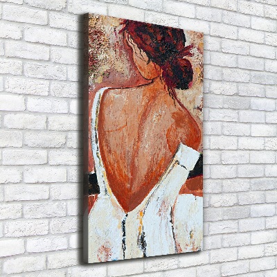 Picture canvas print Woman