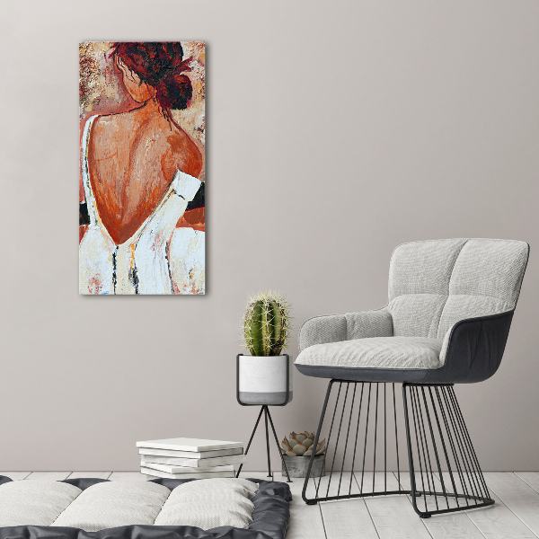 Picture canvas print Woman