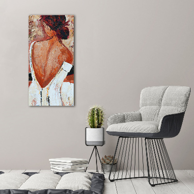 Picture canvas print Woman