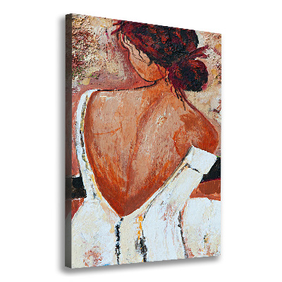 Picture canvas print Woman