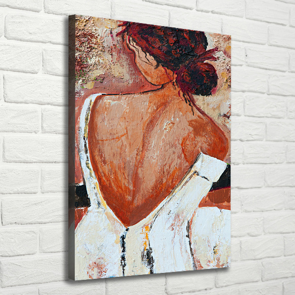 Picture canvas print Woman