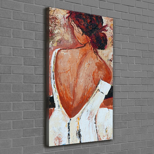 Picture canvas print Woman