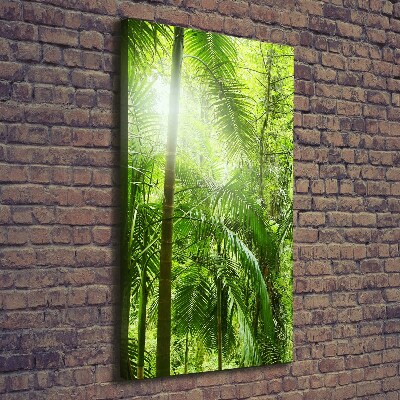 Canvas wall art the rainforest