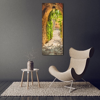 Wall art canvas large Italian streets