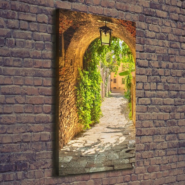 Wall art canvas large Italian streets