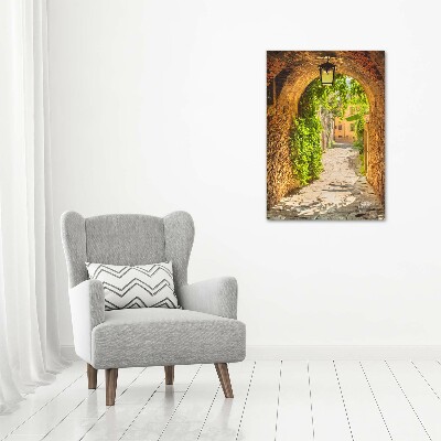 Wall art canvas large Italian streets