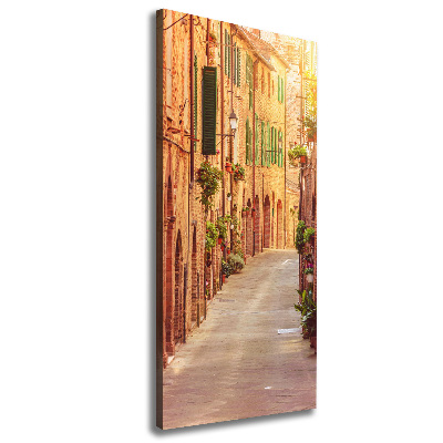 Large canvas wall art Italian streets