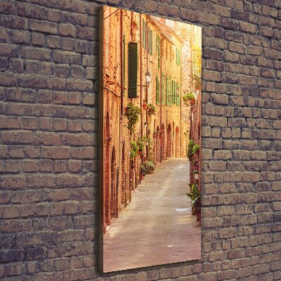 Large canvas wall art Italian streets