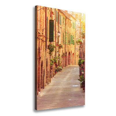 Large canvas wall art Italian streets