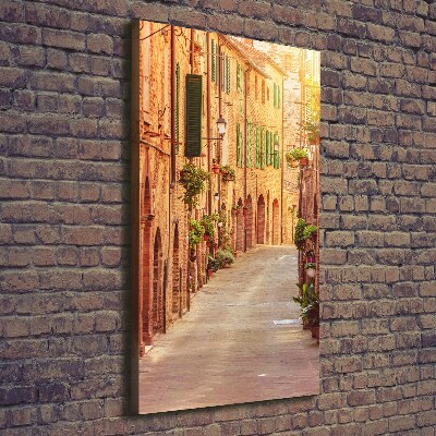 Large canvas wall art Italian streets