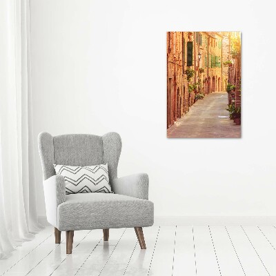 Large canvas wall art Italian streets