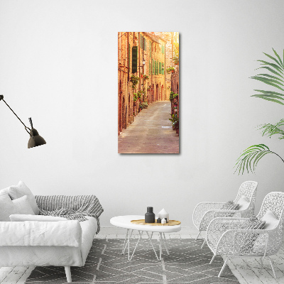 Large canvas wall art Italian streets