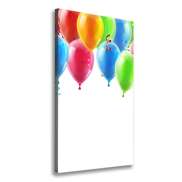 Canvas wall art Colorful balloons