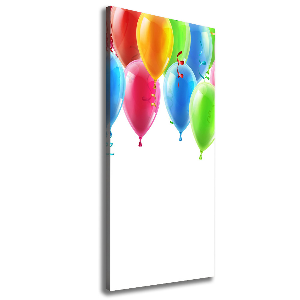 Canvas wall art Colorful balloons