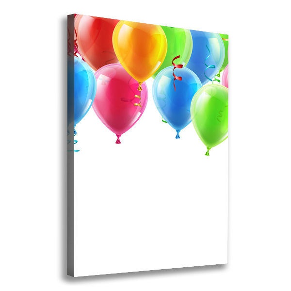 Canvas wall art Colorful balloons