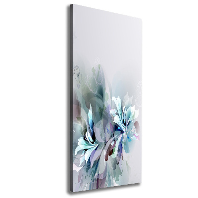 Large canvas wall art Abstract flowers