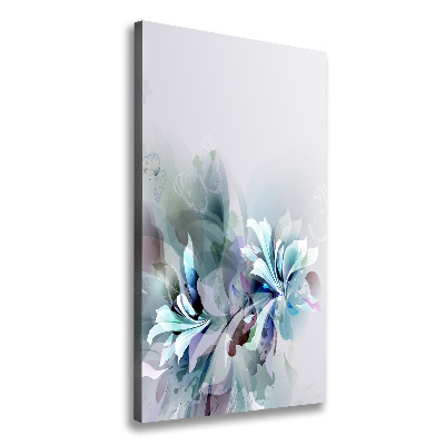 Large canvas wall art Abstract flowers