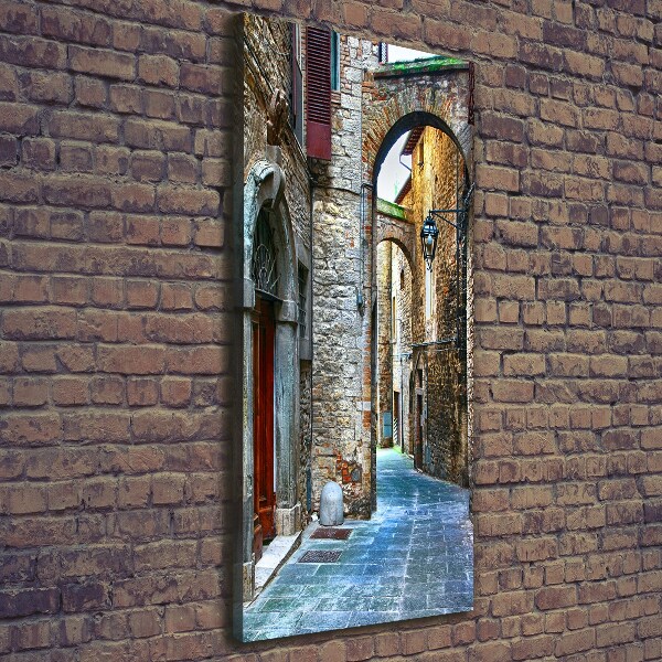 Large canvas wall art Italian streets