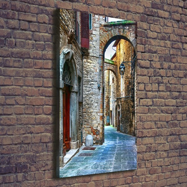 Large canvas wall art Italian streets