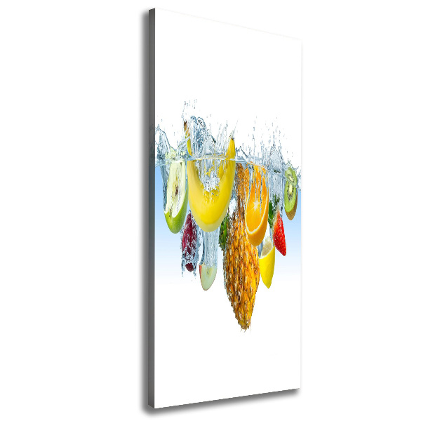 Canvas wall art Fruit underwater