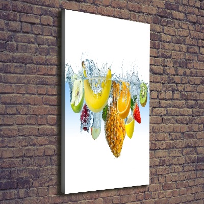 Canvas wall art Fruit underwater