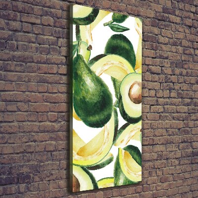 Wall art canvas An avocado