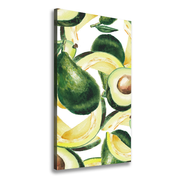 Wall art canvas An avocado