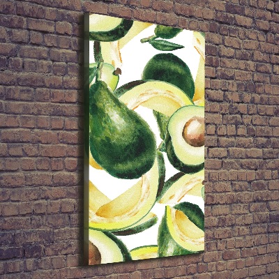 Wall art canvas An avocado