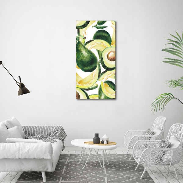 Wall art canvas An avocado